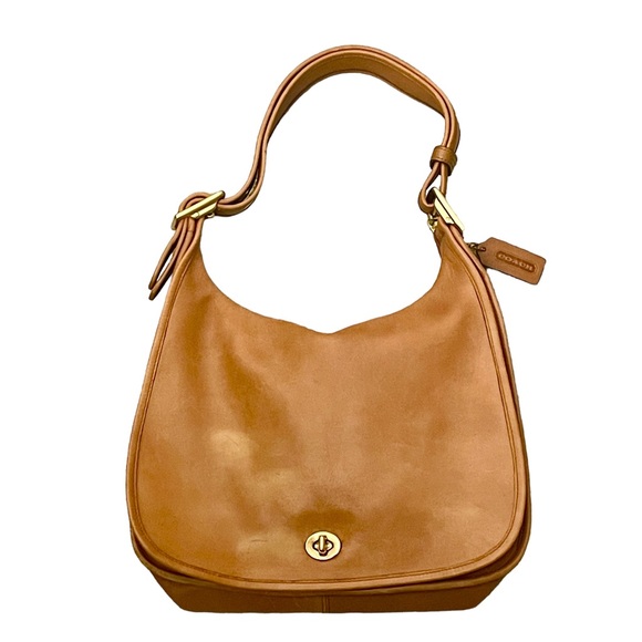 Coach Bags Vintage Coach Legacy Crescent Hobo Bag Tan Leather 978